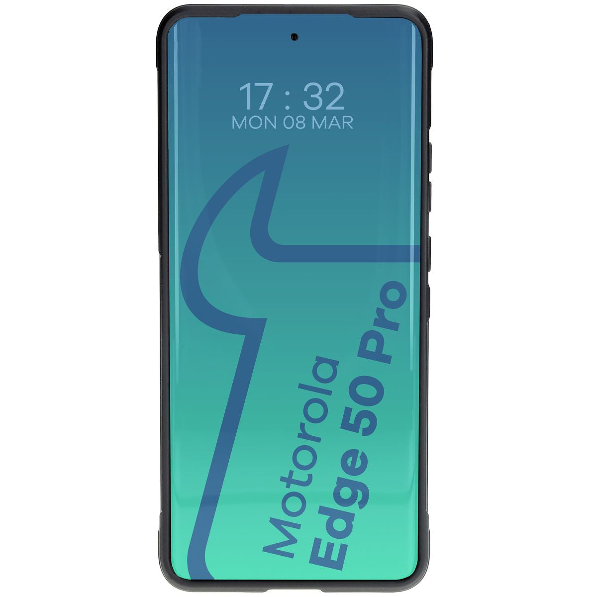 Robuste Handyhülle für Motorola Edge 50 Pro, Bizon Case Tur, Schwarz
