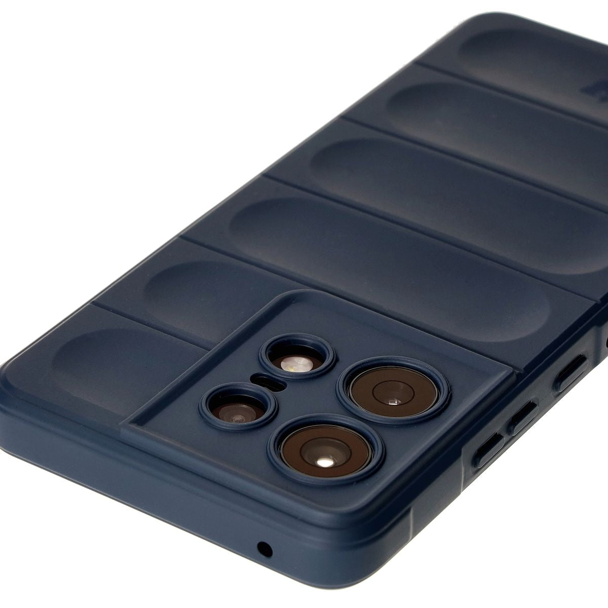 Robuste Handyhülle für Motorola Edge 50 Pro, Bizon Case Tur, Dunkelblau