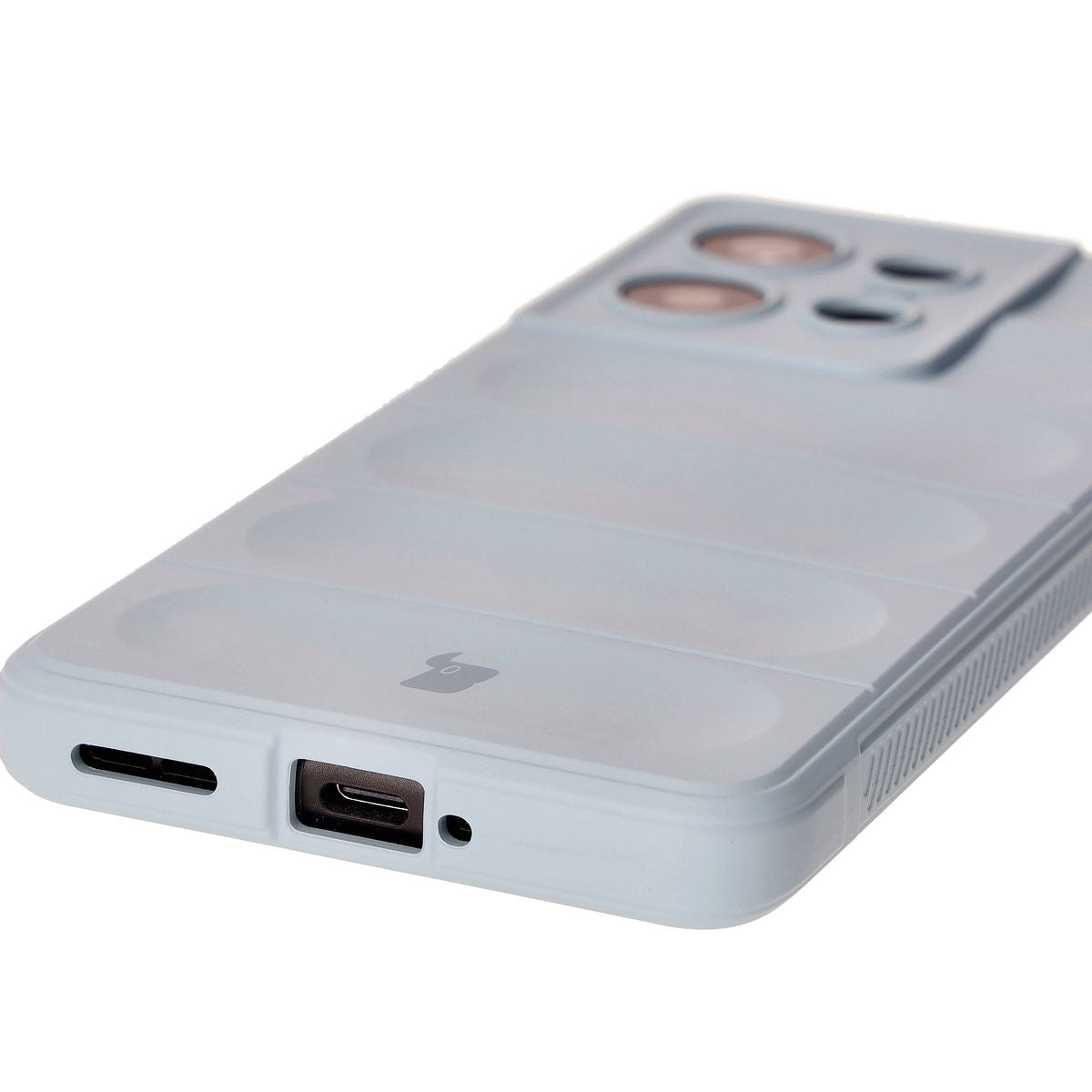 Robuste Handyhülle für Motorola Edge 50 Pro, Bizon Case Tur, Hellblau