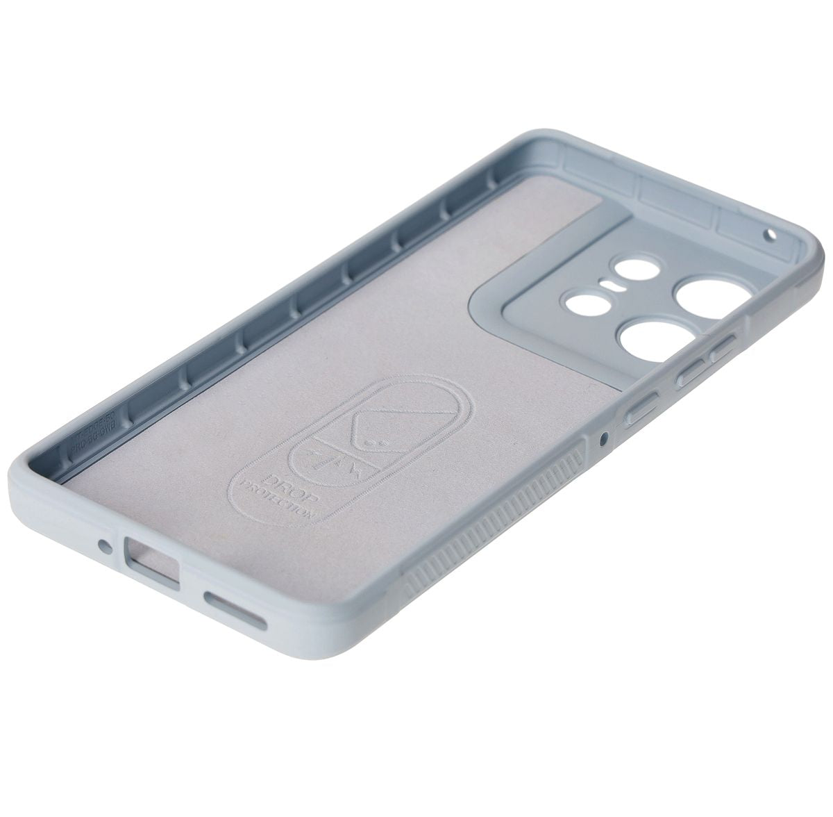 Robuste Handyhülle für Motorola Edge 50 Pro, Bizon Case Tur, Hellblau