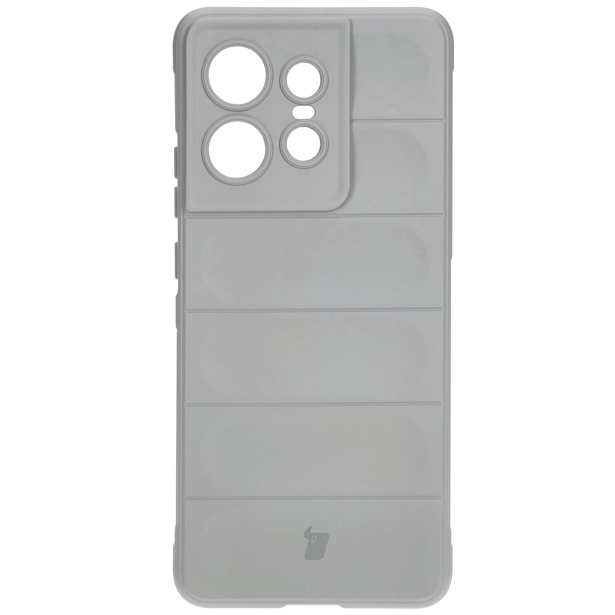 Robuste Handyhülle für Motorola Edge 50 Pro, Bizon Case Tur, Hellgrau