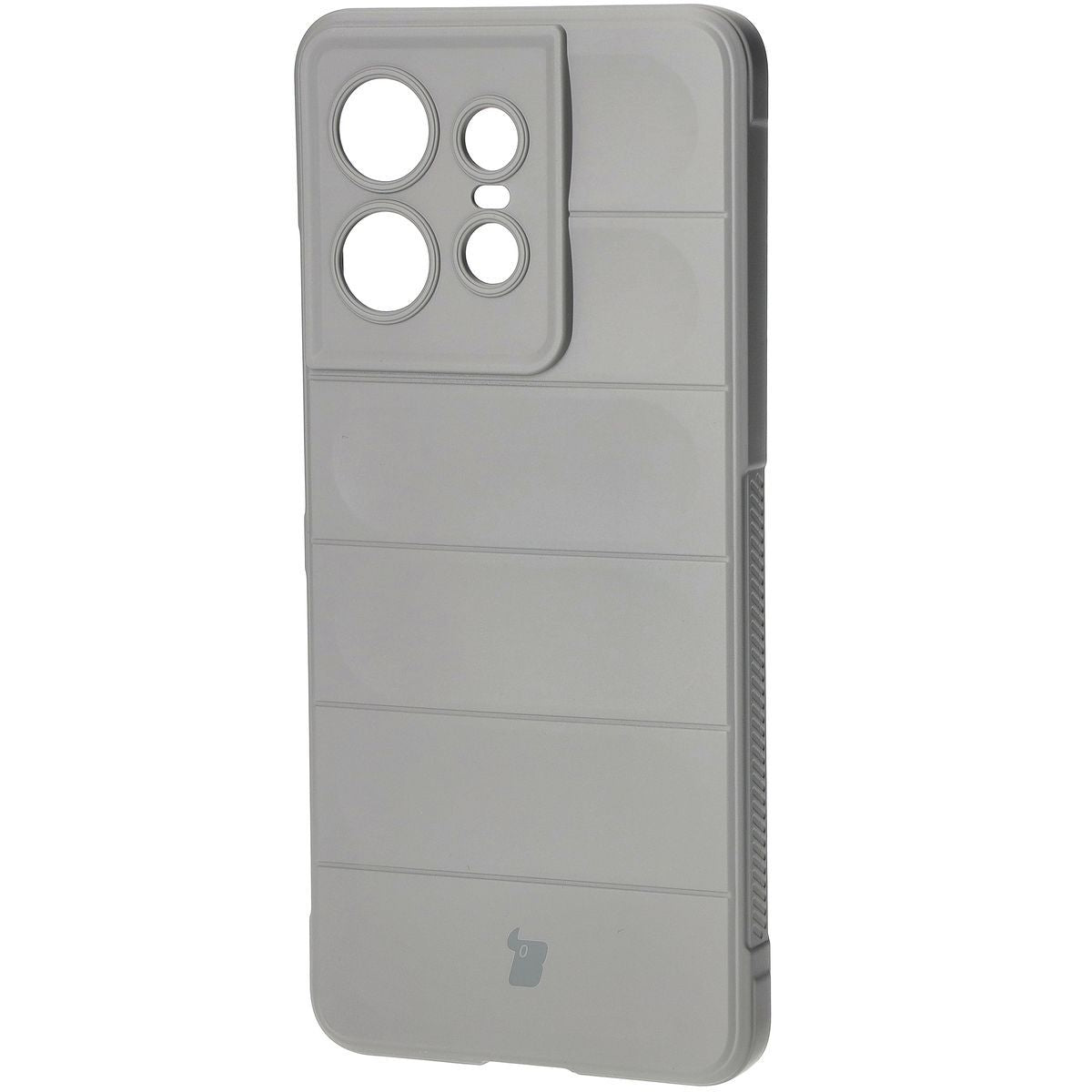 Robuste Handyhülle für Motorola Edge 50 Pro, Bizon Case Tur, Hellgrau