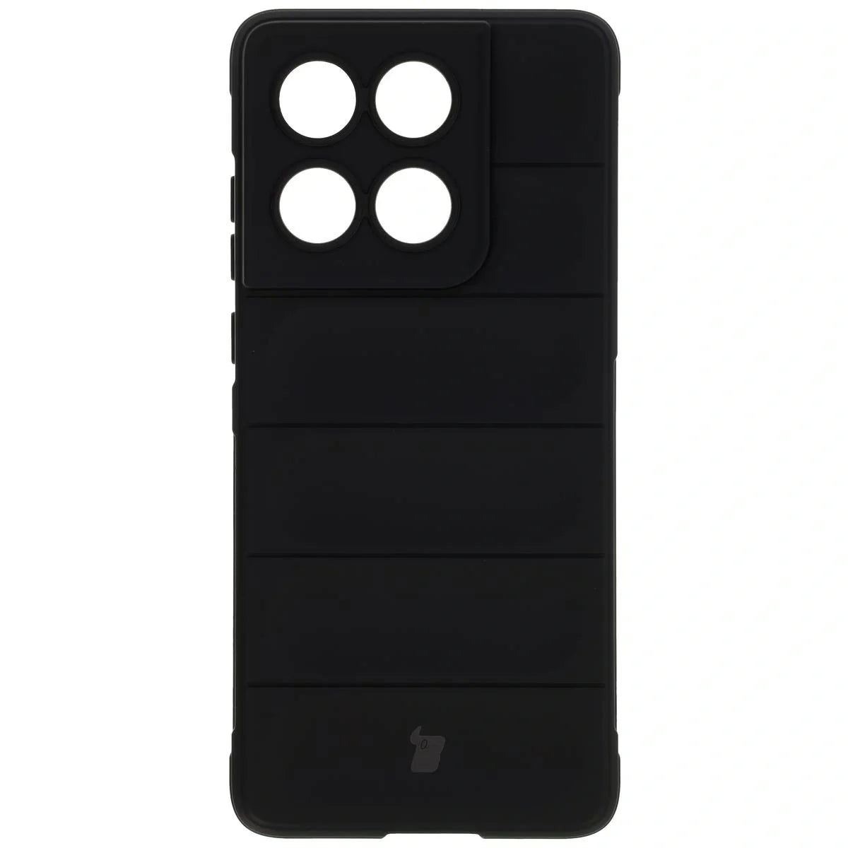 Robuste Handyhülle für Motorola Edge 60 / 60 Fusion, Bizon Case Tur, Schwarz