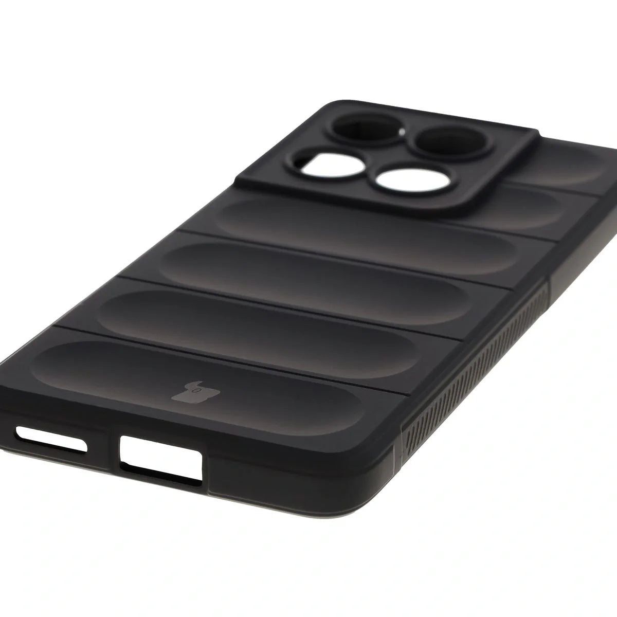 Robuste Handyhülle für Motorola Edge 60 / 60 Fusion, Bizon Case Tur, Schwarz