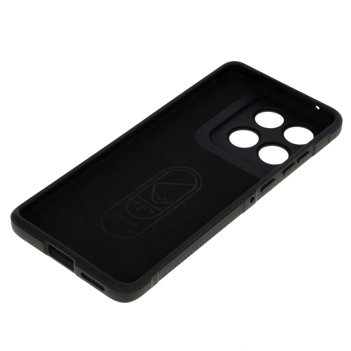 Robuste Handyhülle für Motorola Edge 60 / 60 Fusion, Bizon Case Tur, Schwarz