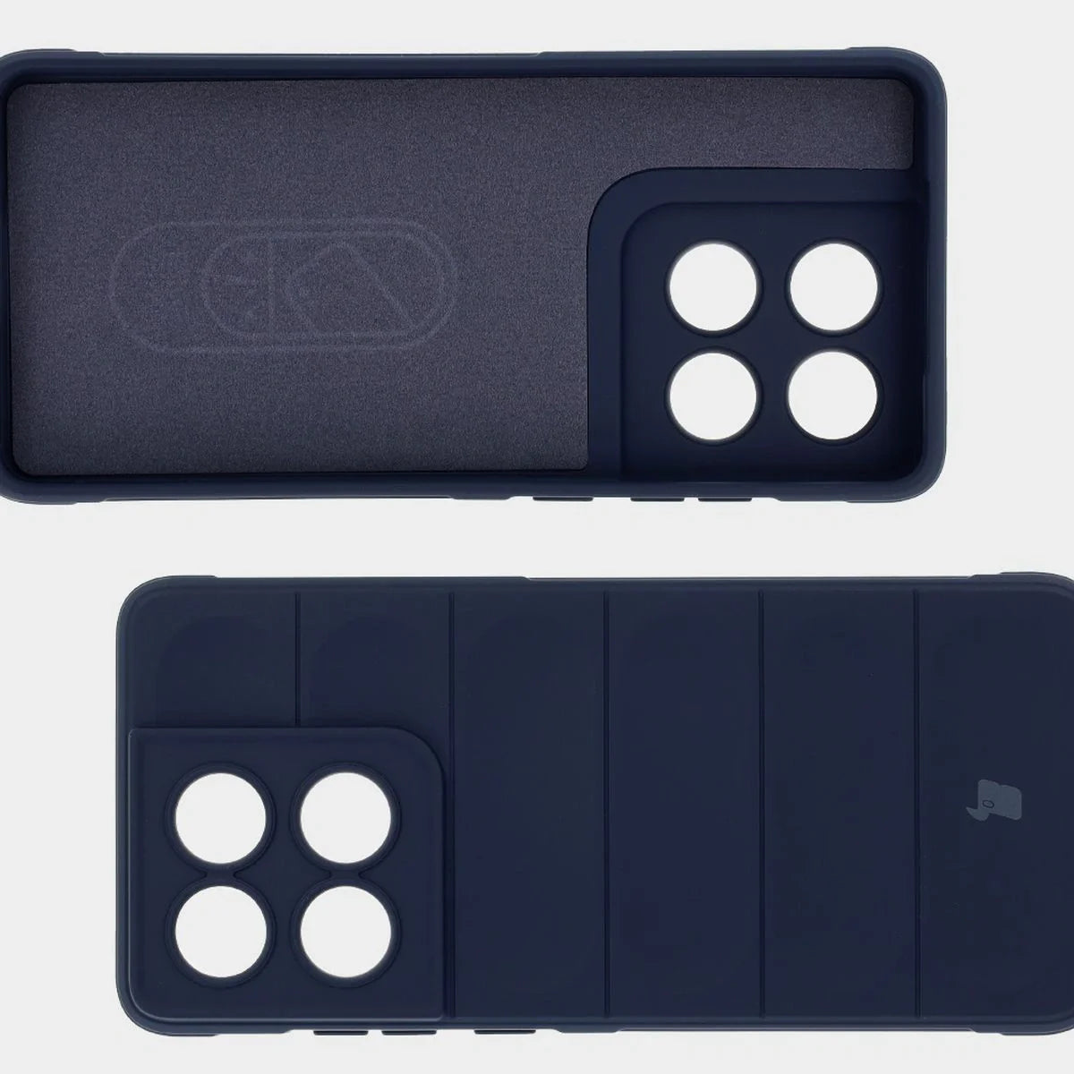 Robuste Handyhülle für Motorola Edge 60 / 60 Fusion, Bizon Case Tur, Dunkelblau