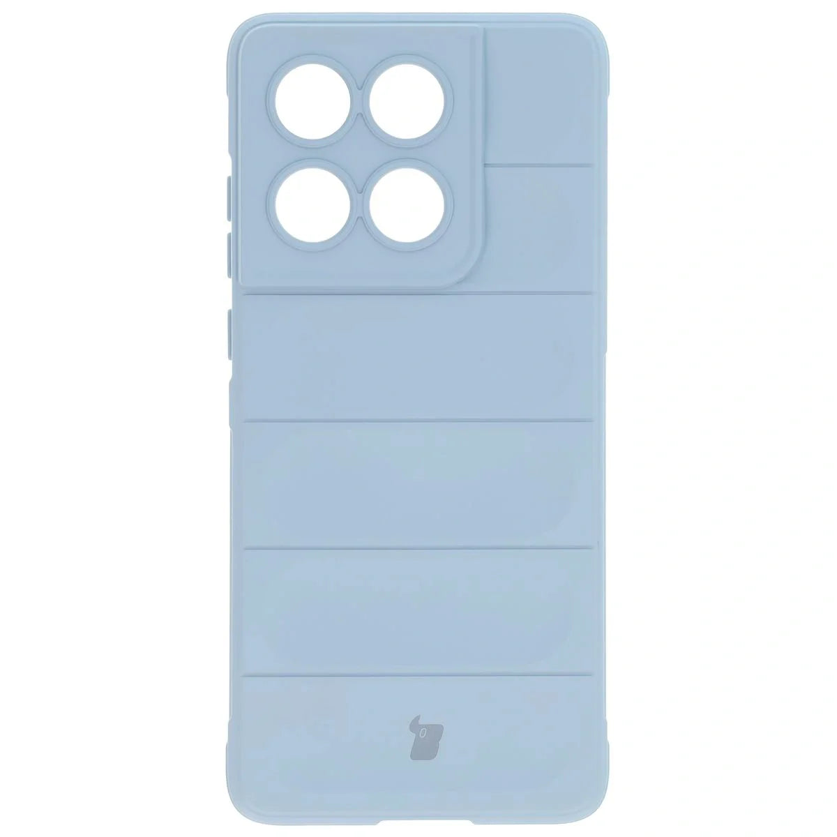 Robuste Handyhülle für Motorola Edge 60 / 60 Fusion, Bizon Case Tur, Hellblau