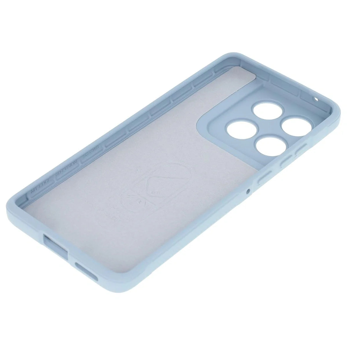 Robuste Handyhülle für Motorola Edge 60 / 60 Fusion, Bizon Case Tur, Hellblau