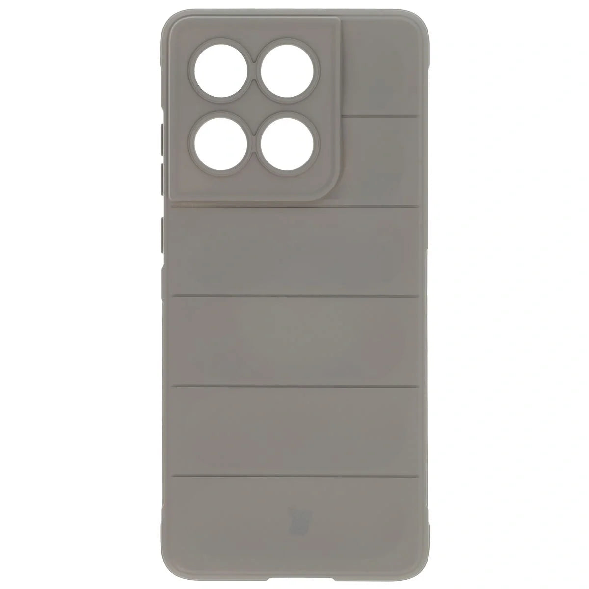 Robuste Handyhülle für Motorola Edge 60 / 60 Fusion, Bizon Case Tur, Hellgrau