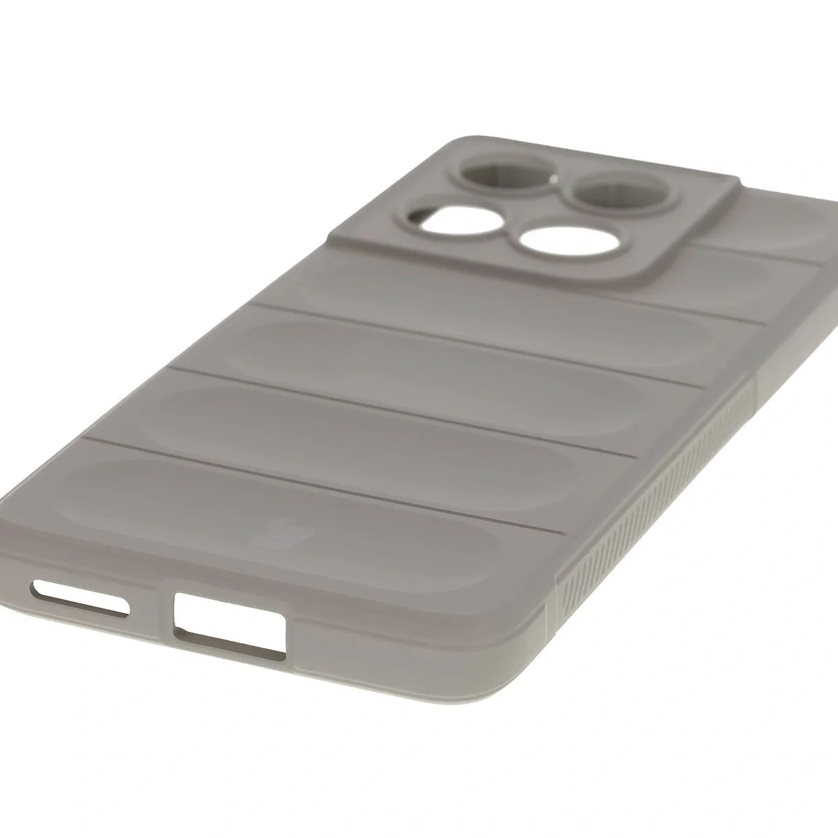 Robuste Handyhülle für Motorola Edge 60 / 60 Fusion, Bizon Case Tur, Hellgrau