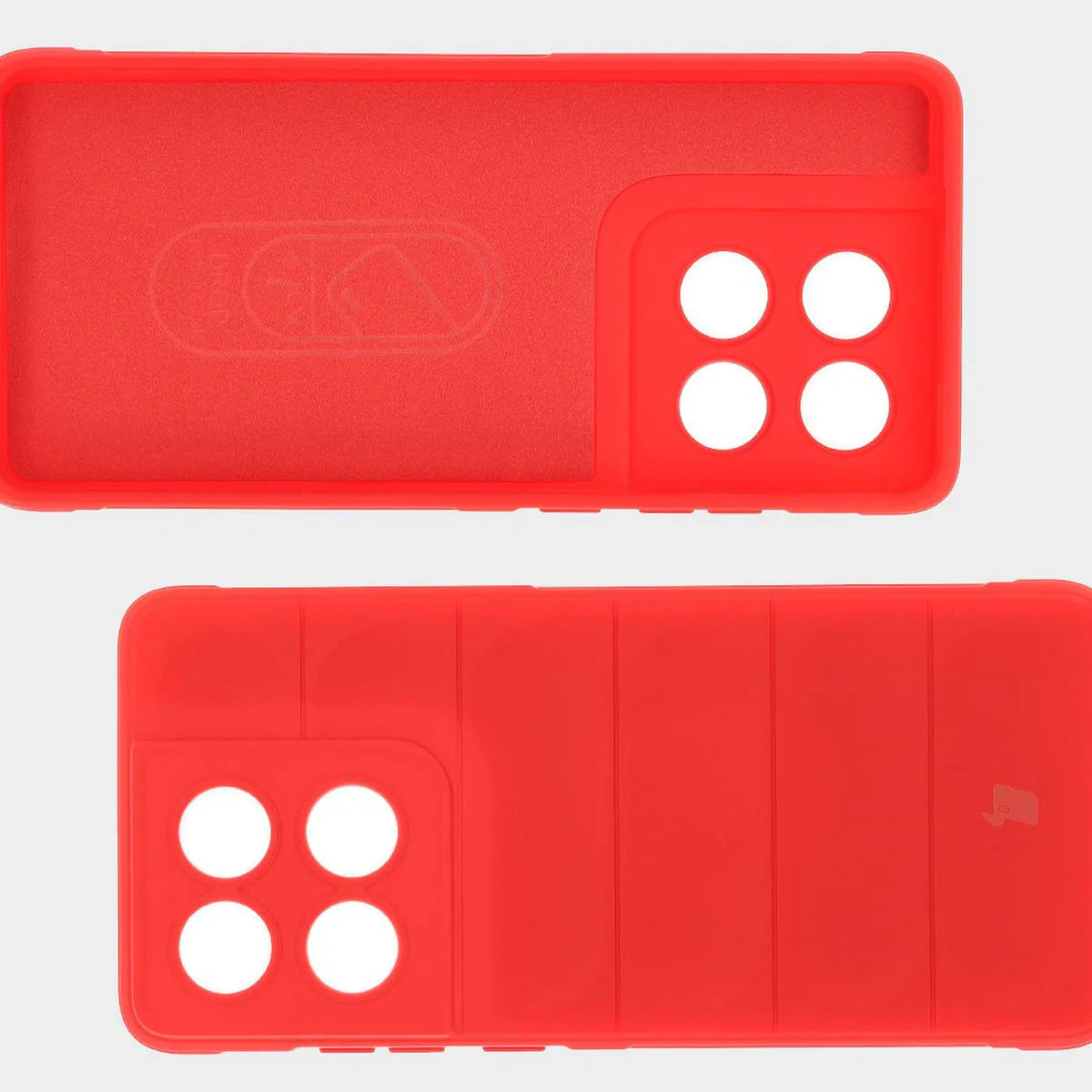 Robuste Handyhülle für Motorola Edge 60 / 60 Fusion, Bizon Case Tur, Rot