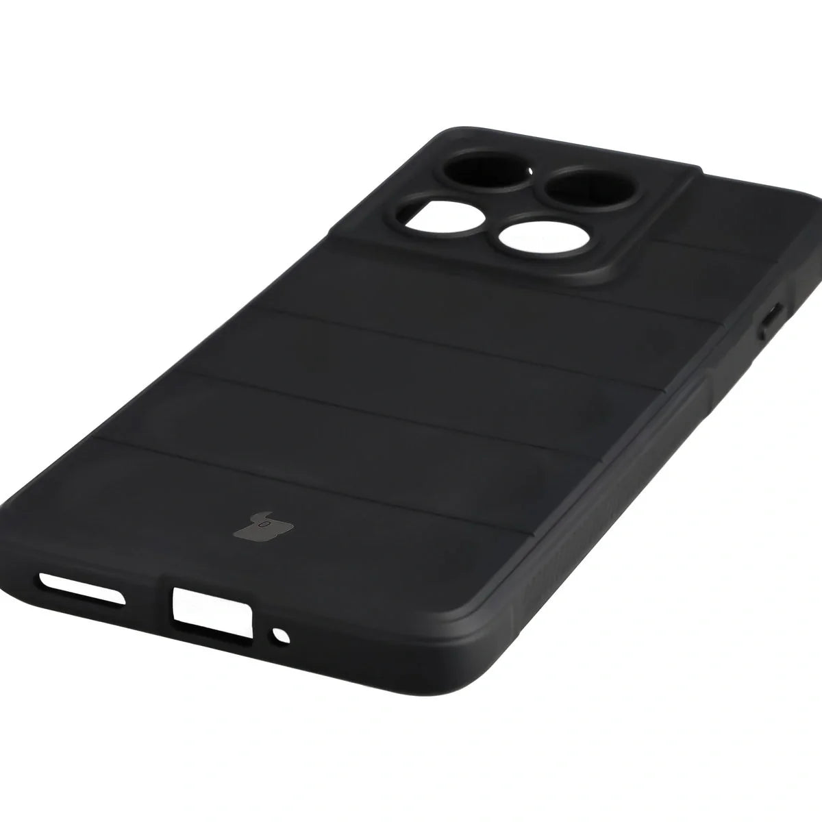 Robuste Handyhülle für Motorola Edge 60 Pro, Bizon Case Tur, Schwarz