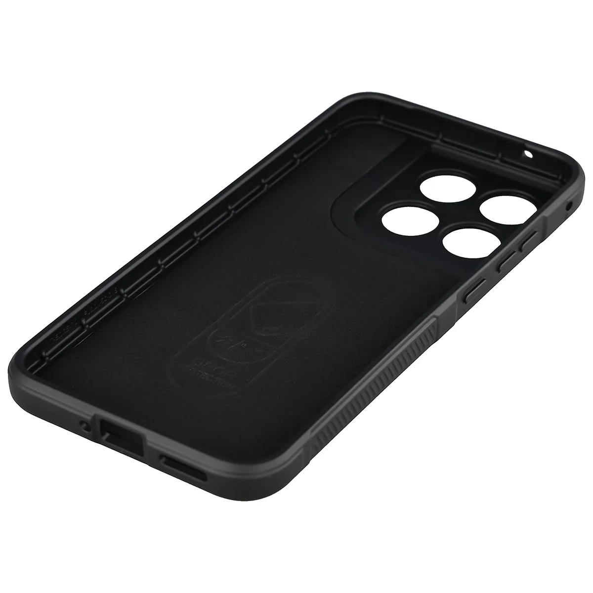 Robuste Handyhülle für Motorola Edge 70 Fusion, Bizon Case Tur, Schwarz