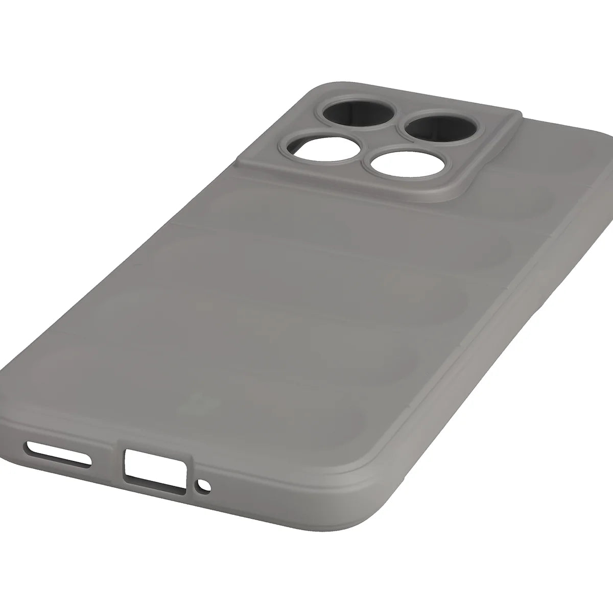 Robuste Handyhülle für Motorola Edge 70 Fusion, Bizon Case Tur, Hellgrau