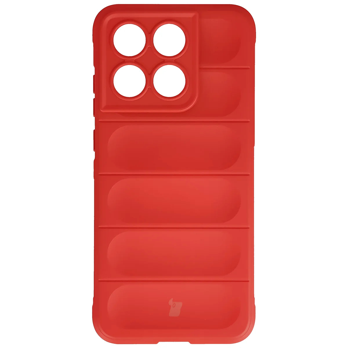 Robuste Handyhülle für Motorola Edge 70 Fusion, Bizon Case Tur, Rot