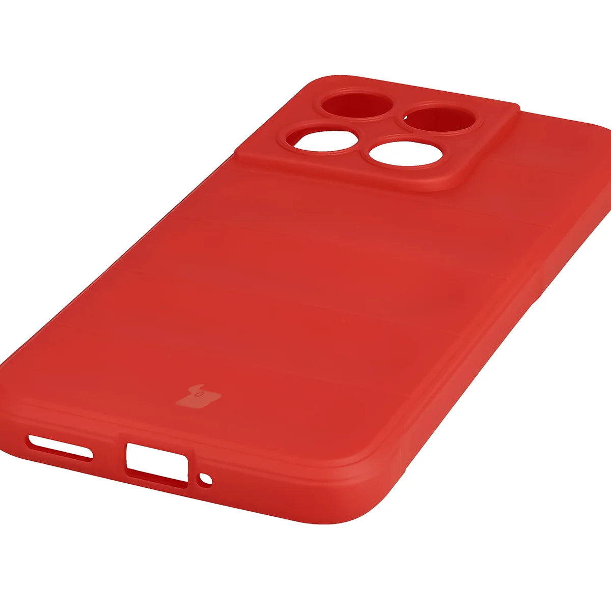Robuste Handyhülle für Motorola Edge 70 Fusion, Bizon Case Tur, Rot
