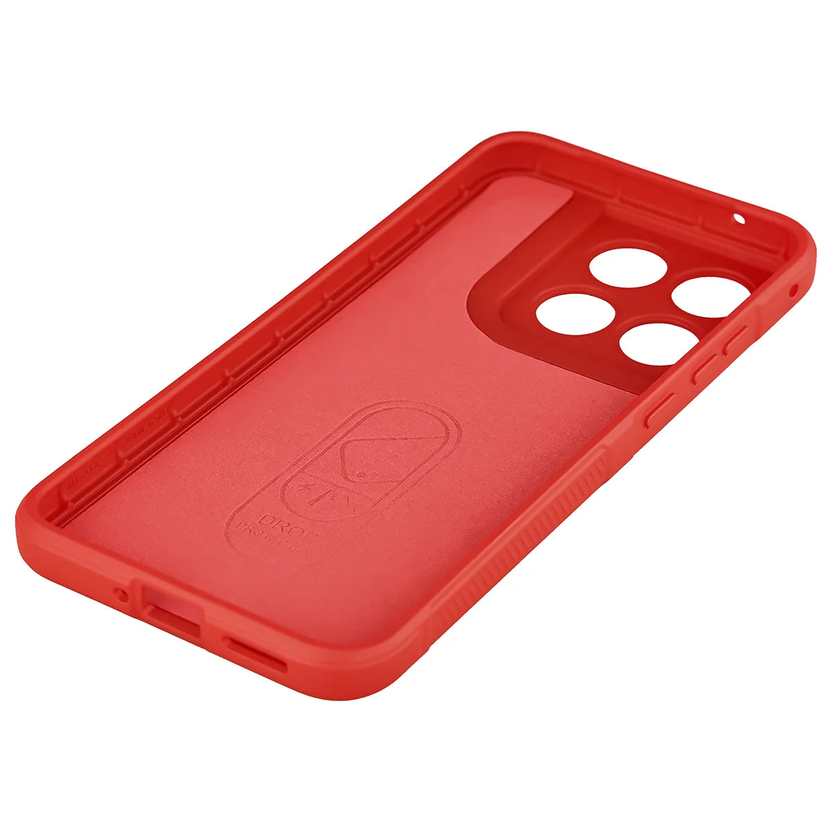 Robuste Handyhülle für Motorola Edge 70 Fusion, Bizon Case Tur, Rot