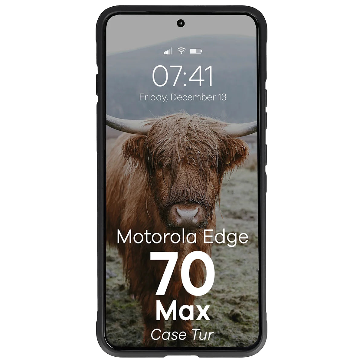 Robuste Handyhülle für Motorola Edge 70 Max, Bizon Case Tur, Schwarz (5/8)