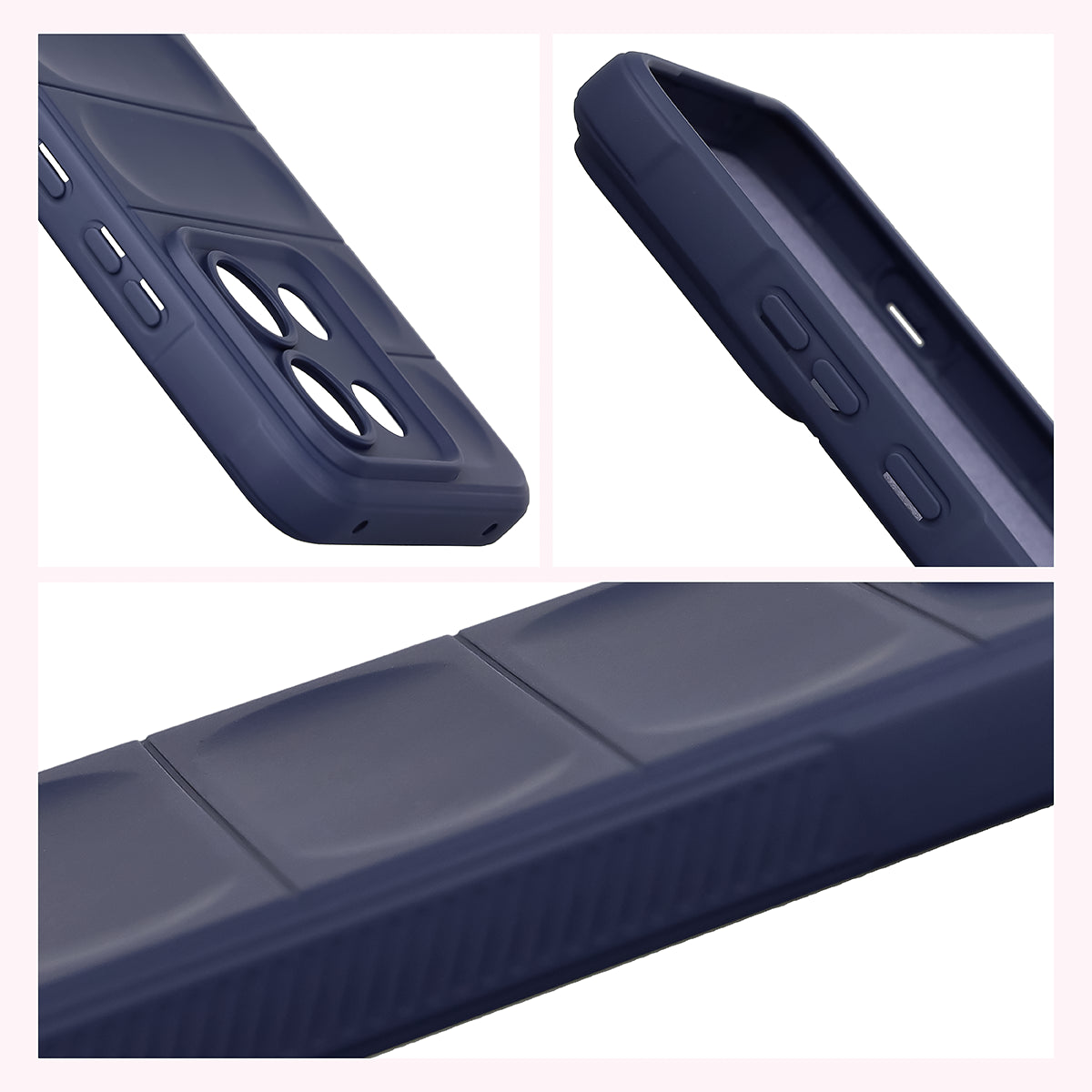 Robuste Handyhülle für Motorola Edge 70 Max, Bizon Case Tur, Dunkelblau (7/8)
