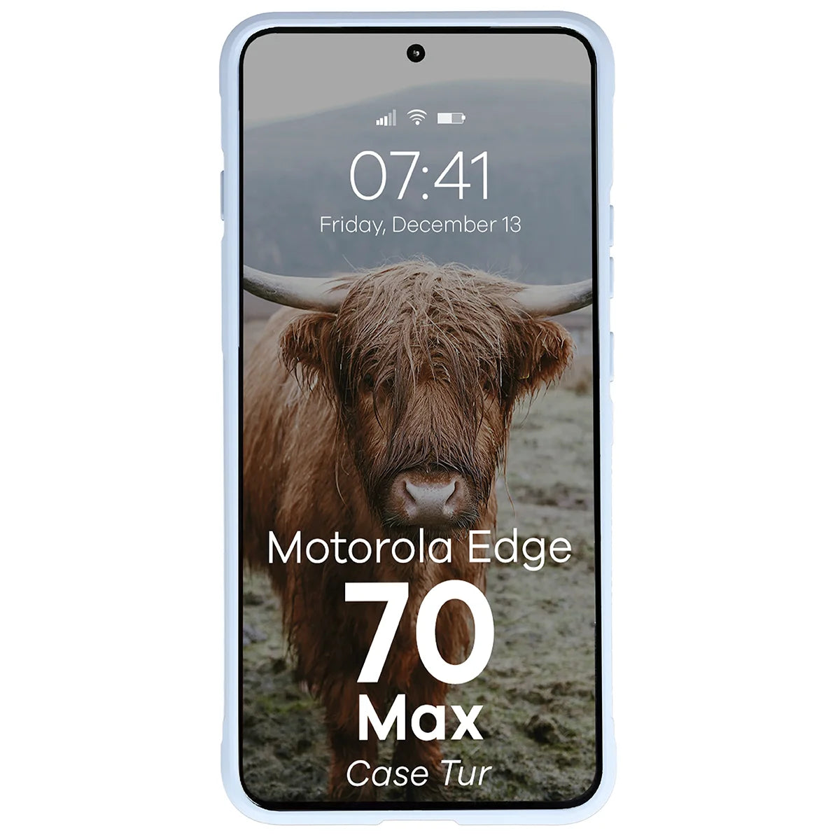 Robuste Handyhülle für Motorola Edge 70 Max, Bizon Case Tur, Hellblau (5/8)