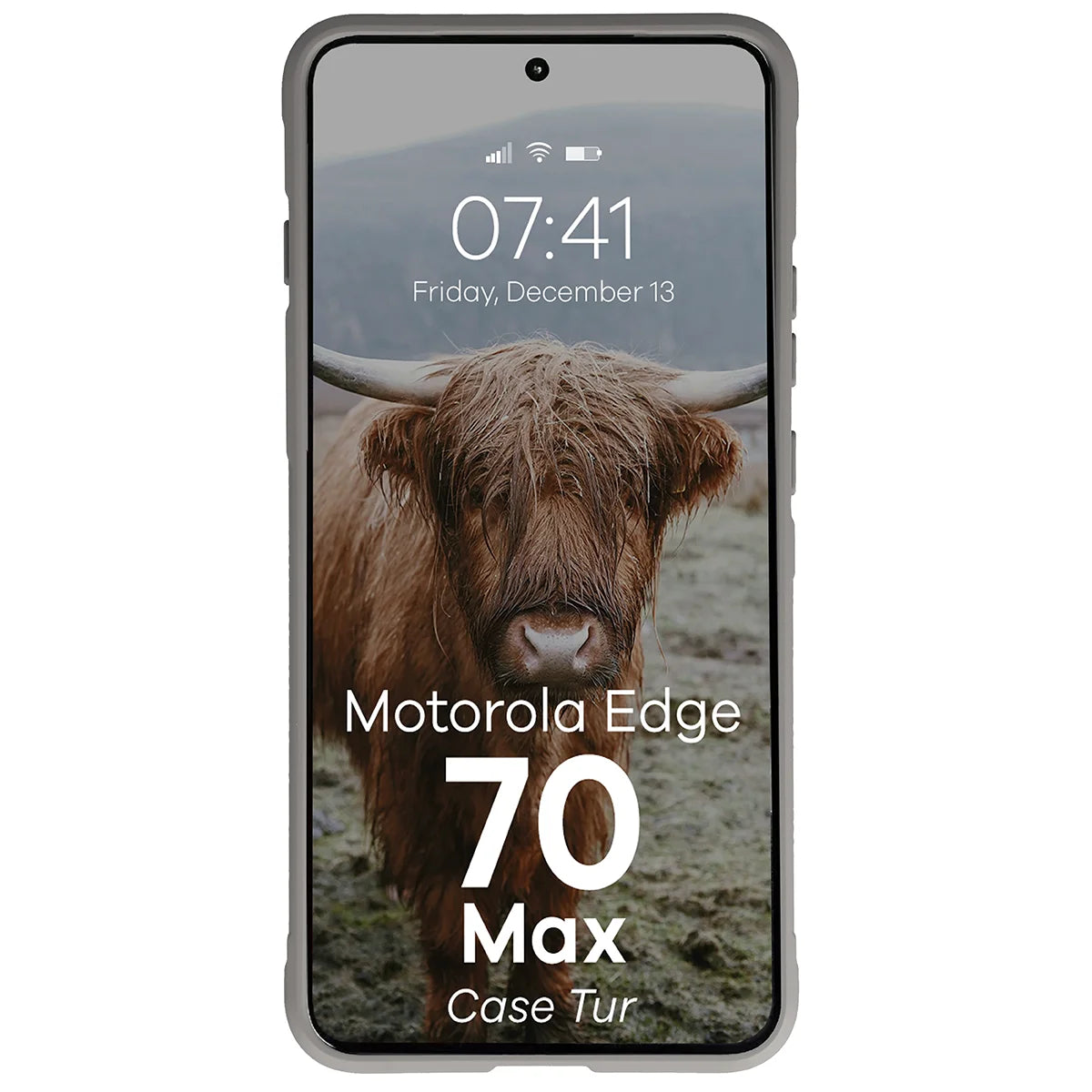 Robuste Handyhülle für Motorola Edge 70 Max, Bizon Case Tur, Hellgrau (5/8)