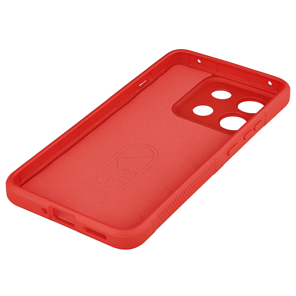 Robuste Handyhülle für Motorola Edge 70 Max, Bizon Case Tur, Rot (4/8)