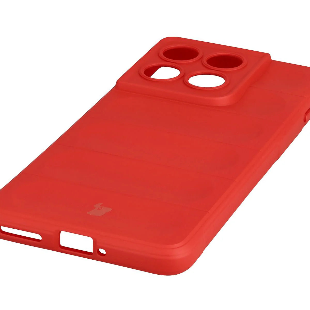 Robuste Handyhülle für Motorola Edge 70, Bizon Case Tur, Rot