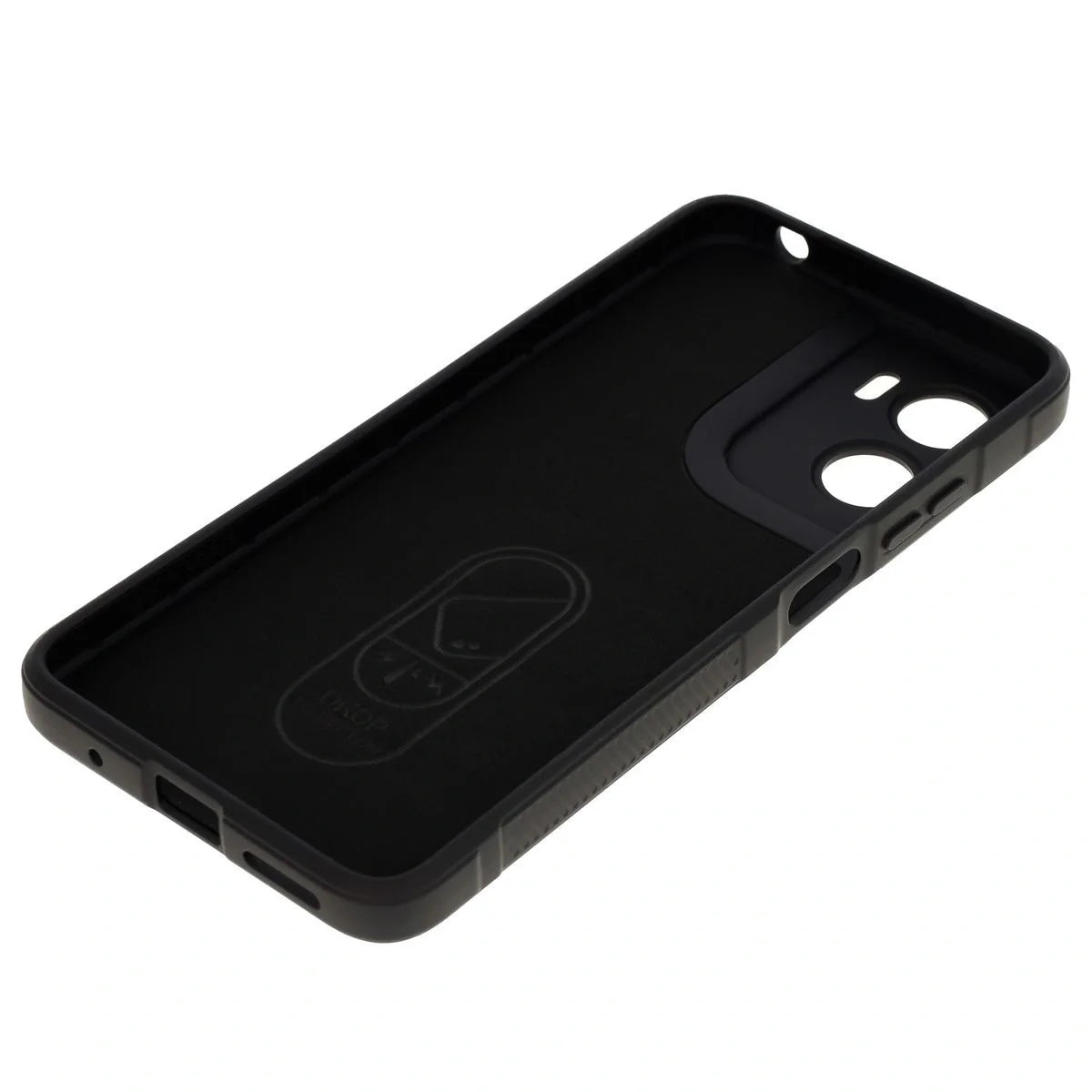 Robuste Handyhülle für Motorola Moto G05 / E15, Bizon Case Tur, Schwarz