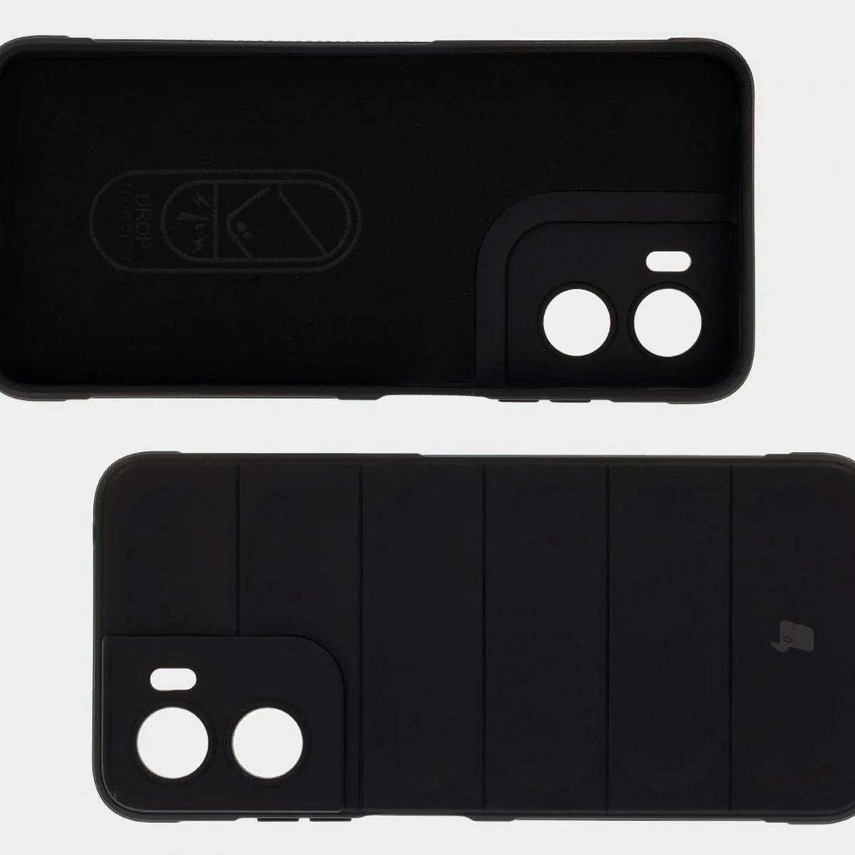 Robuste Handyhülle für Motorola Moto G05 / E15, Bizon Case Tur, Schwarz