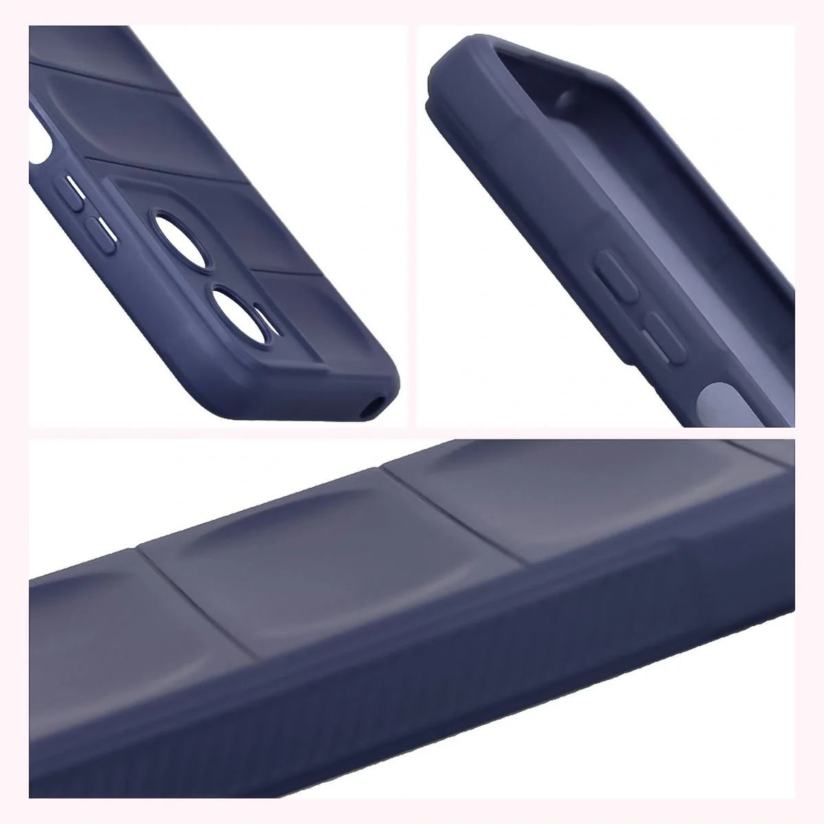 Robuste Handyhülle für Motorola Moto G06 4G / G06 Power 4G, Bizon Case Tur, Dunkelblau