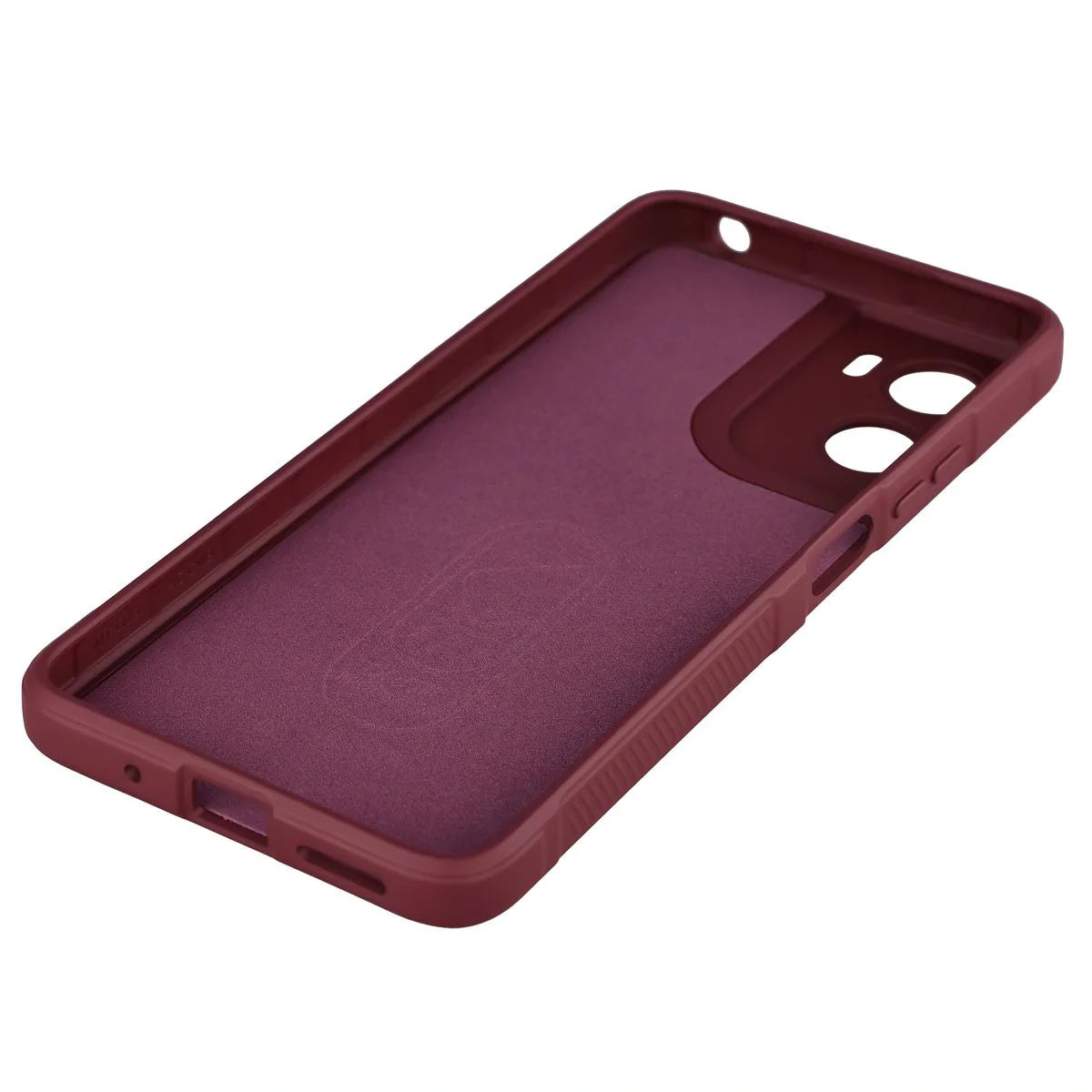 Robuste Handyhülle für Motorola Moto G06 4G / G06 Power 4G, Bizon Case Tur, Burgunderrot