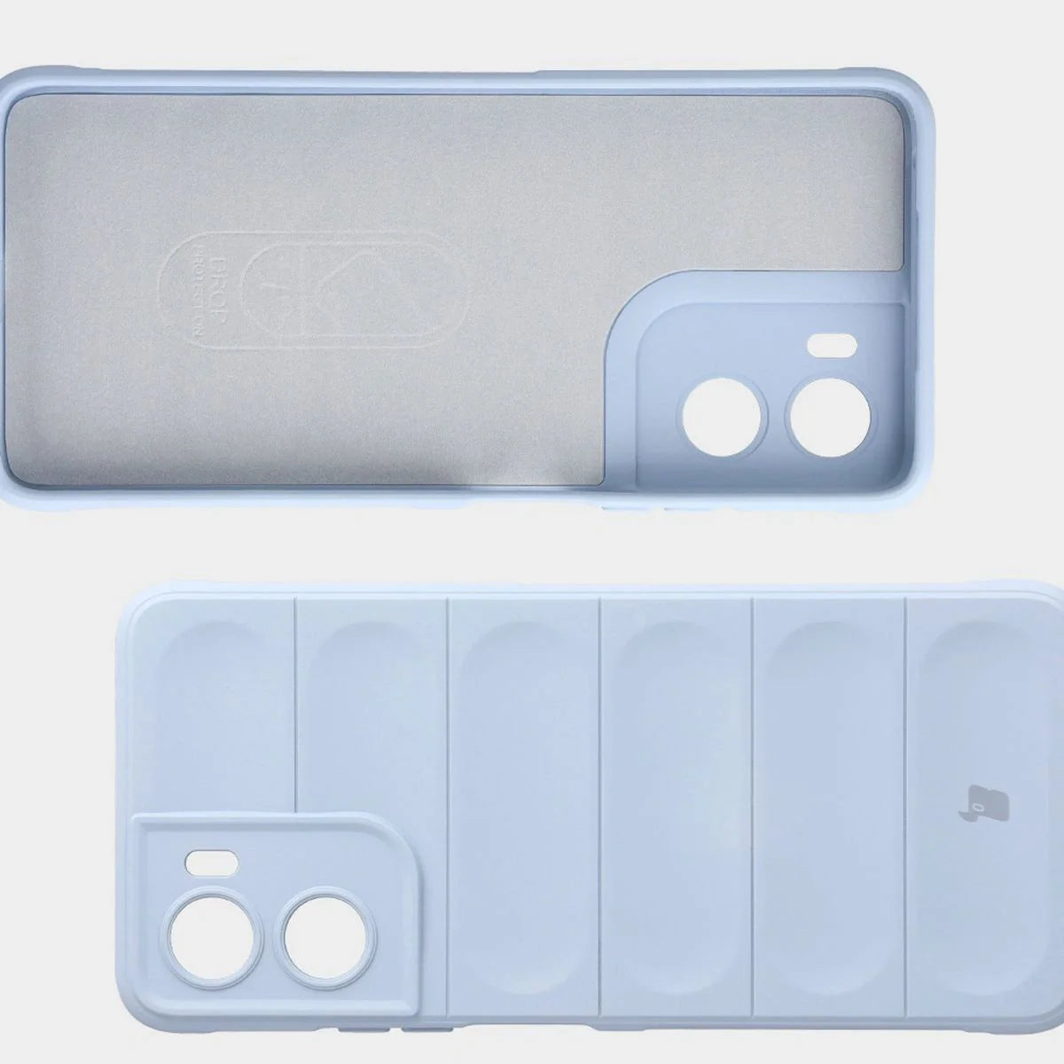 Robuste Handyhülle für Motorola Moto G06 4G / G06 Power 4G, Bizon Case Tur, Hellblau
