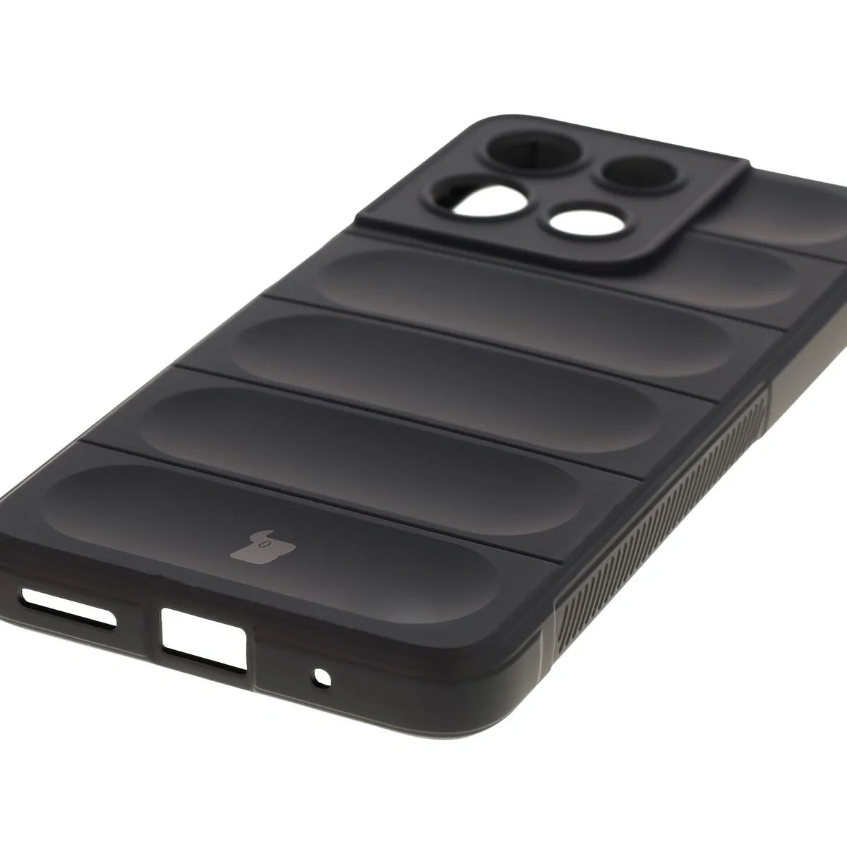 Robuste Handyhülle für Motorola Moto G17 / G17 Power / G15 / G15 Power, Bizon Case Tur, Schwarz