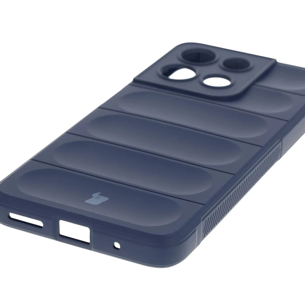Robuste Handyhülle für Motorola Moto G17 / G17 Power / G15 / G15 Power, Bizon Case Tur, Dunkelblau