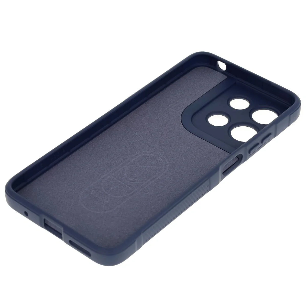 Robuste Handyhülle für Motorola Moto G17 / G17 Power / G15 / G15 Power, Bizon Case Tur, Dunkelblau