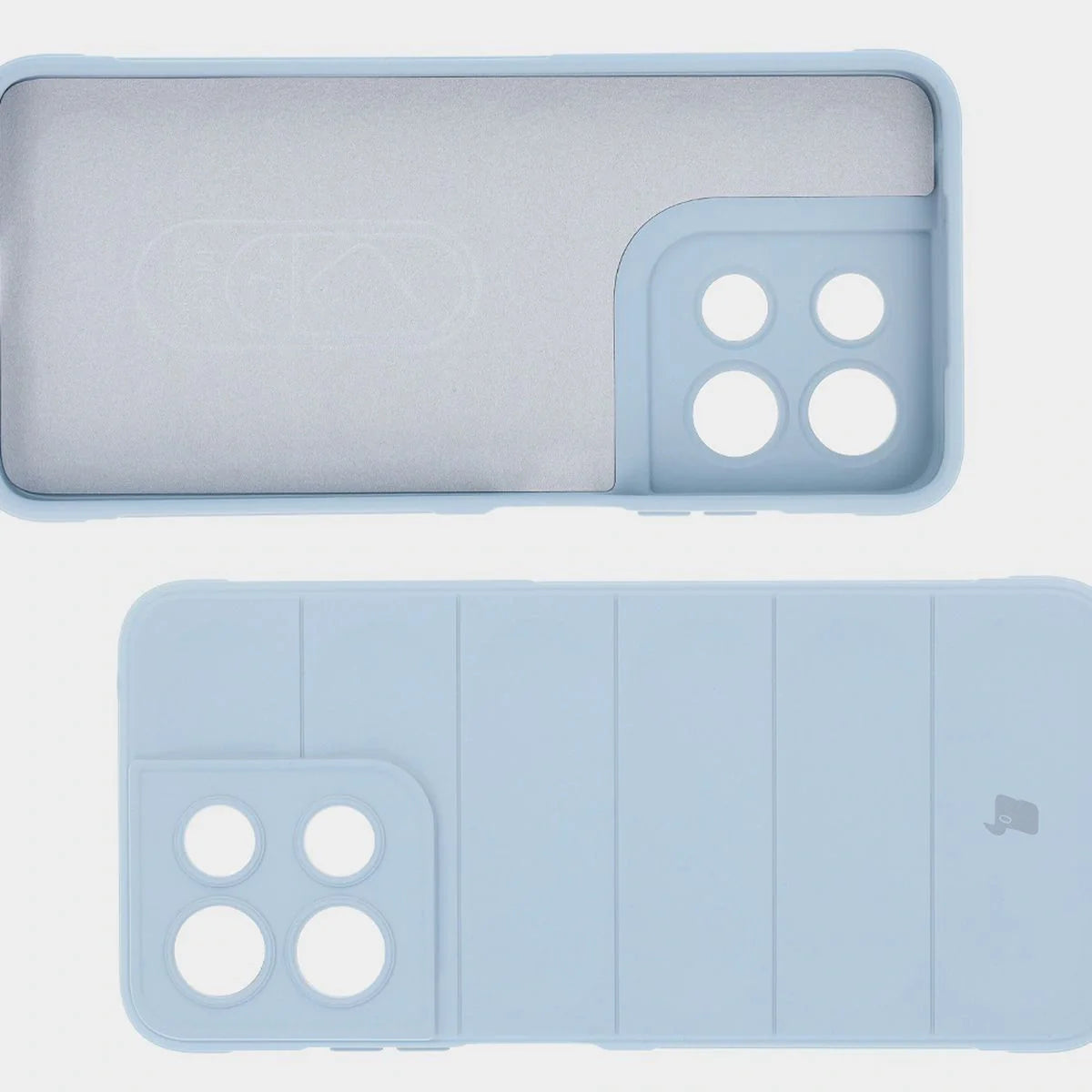 Robuste Handyhülle für Motorola Moto G17 / G17 Power / G15 / G15 Power, Bizon Case Tur, Hellblau