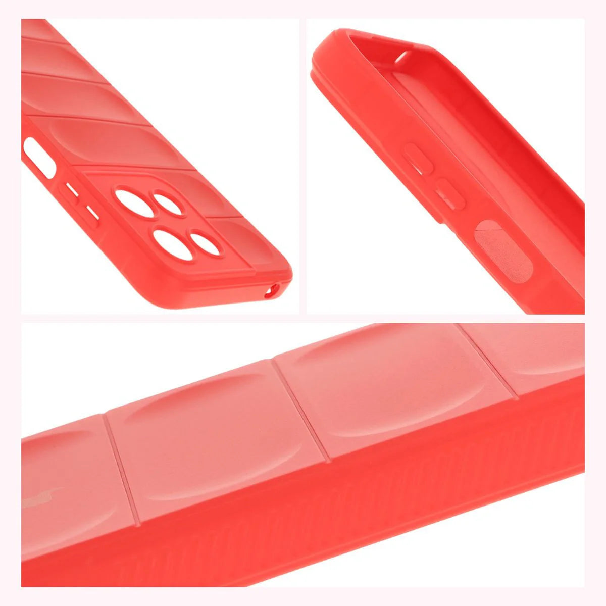 Robuste Handyhülle für Motorola Moto G17 / G17 Power / G15 / G15 Power, Bizon Case Tur, Rot