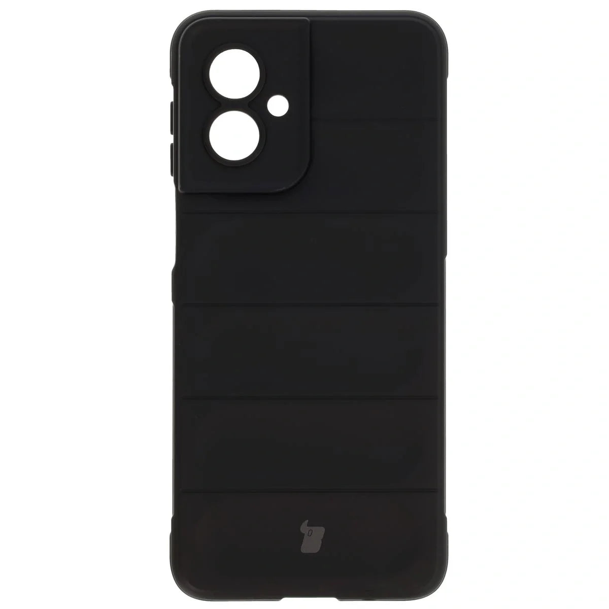 Robuste Handyhülle für Motorola Moto G55 5G, Bizon Case Tur, Schwarz