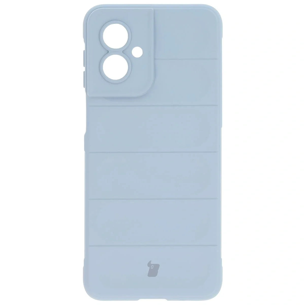 Robuste Handyhülle für Motorola Moto G55 5G, Bizon Case Tur, Hellblau