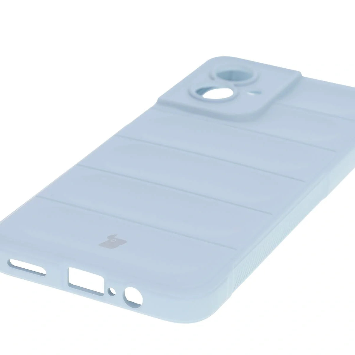 Robuste Handyhülle für Motorola Moto G55 5G, Bizon Case Tur, Hellblau