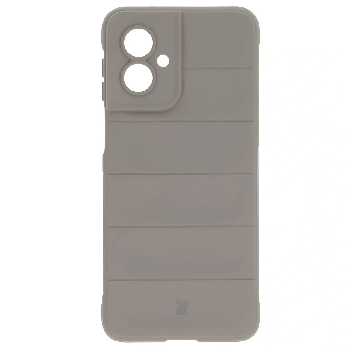 Robuste Handyhülle für Motorola Moto G55 5G, Bizon Case Tur, Hellgrau