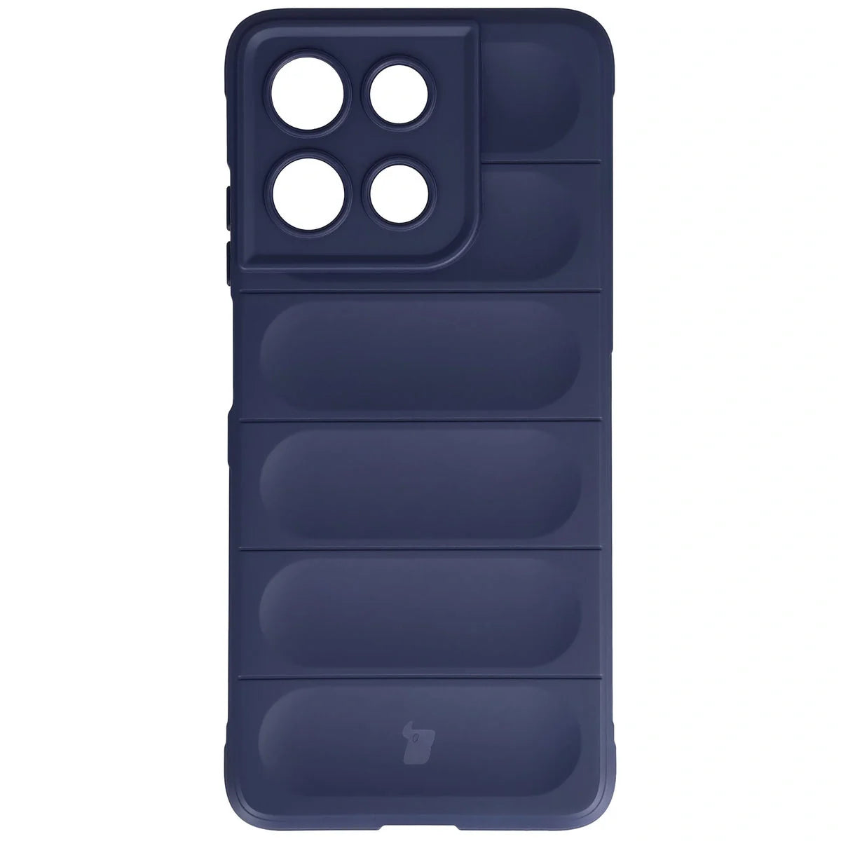 Robuste Handyhülle für Motorola Moto G56 5G, Bizon Case Tur, Dunkelblau