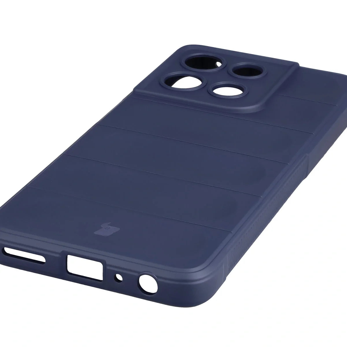 Robuste Handyhülle für Motorola Moto G56 5G, Bizon Case Tur, Dunkelblau