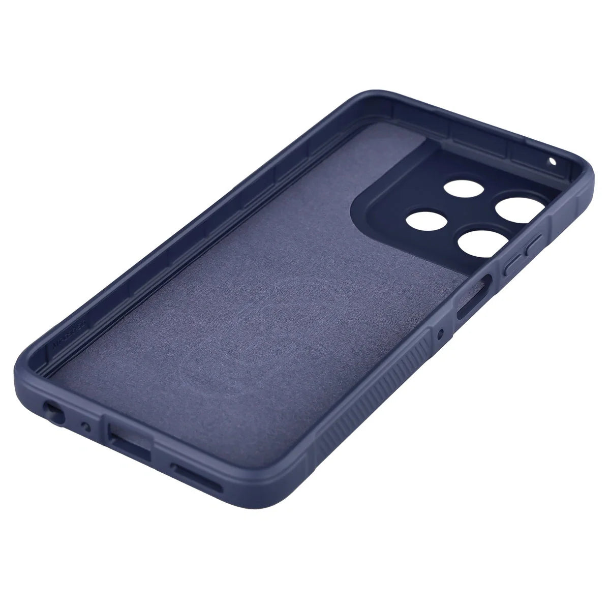 Robuste Handyhülle für Motorola Moto G56 5G, Bizon Case Tur, Dunkelblau