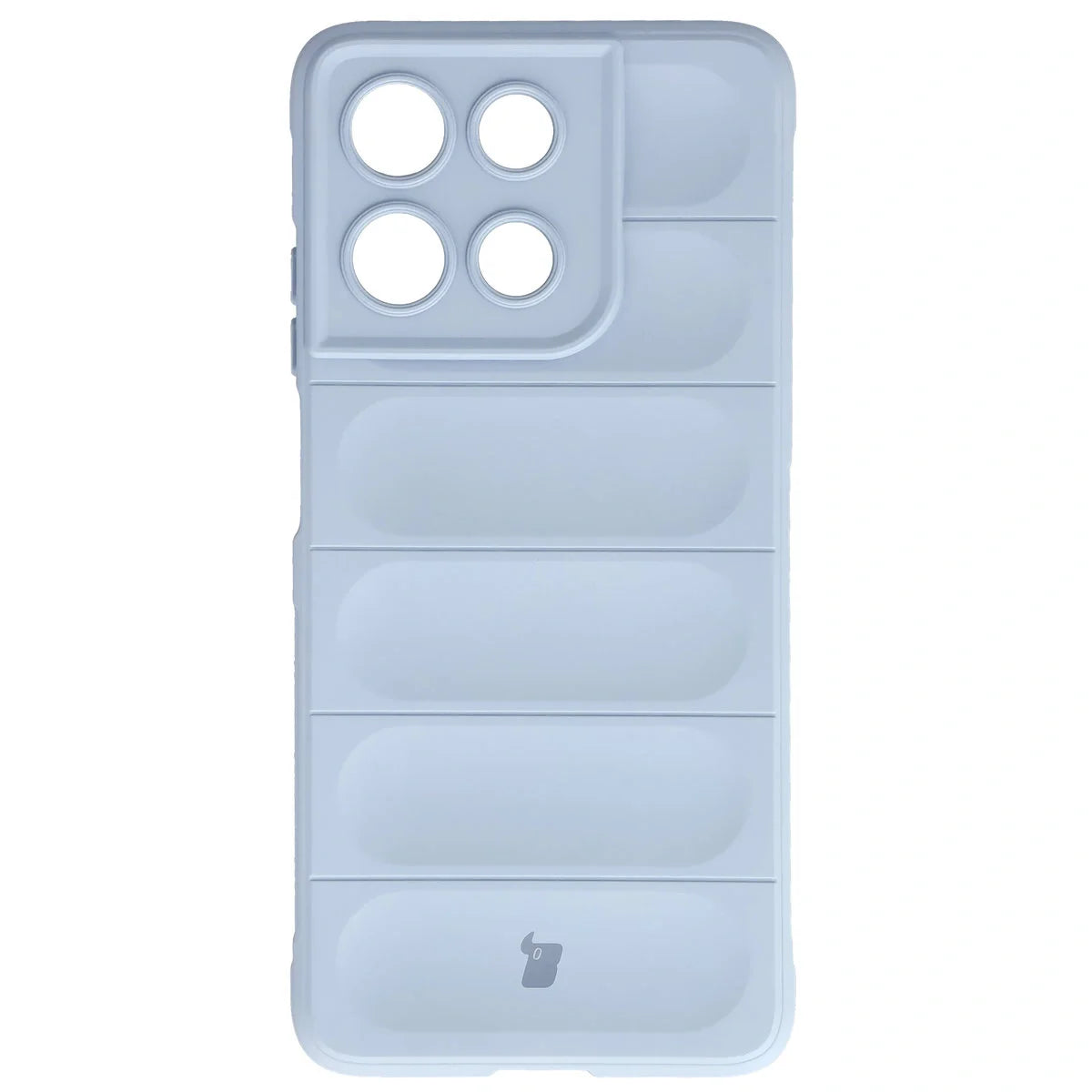Robuste Handyhülle für Motorola Moto G56 5G, Bizon Case Tur, Hellblau