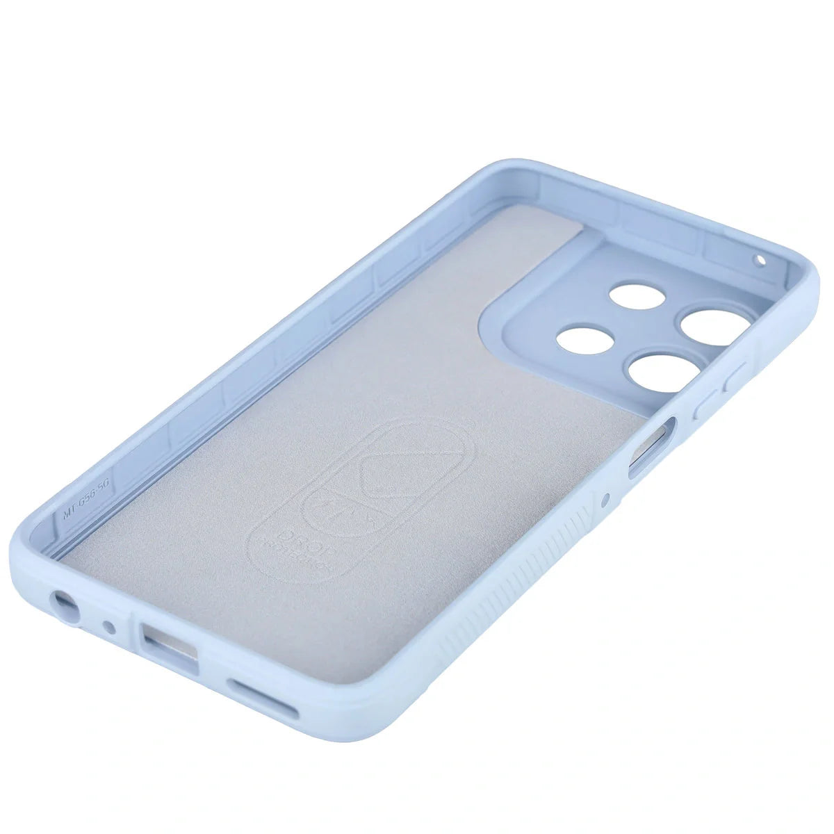 Robuste Handyhülle für Motorola Moto G56 5G, Bizon Case Tur, Hellblau