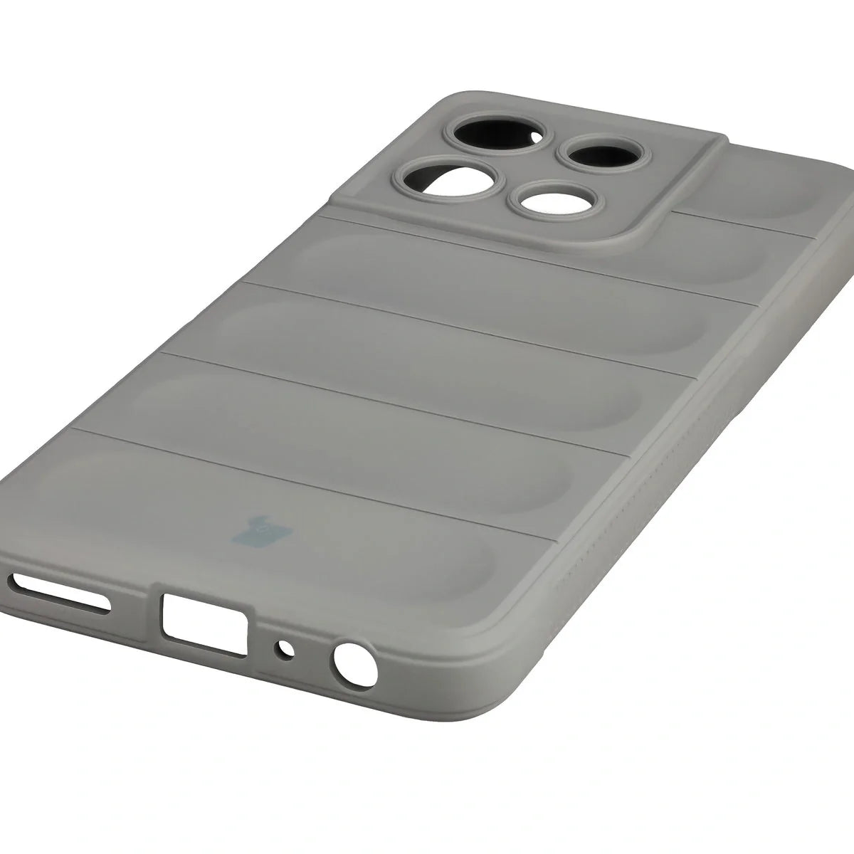 Robuste Handyhülle für Motorola Moto G56 5G, Bizon Case Tur, Hellgrau