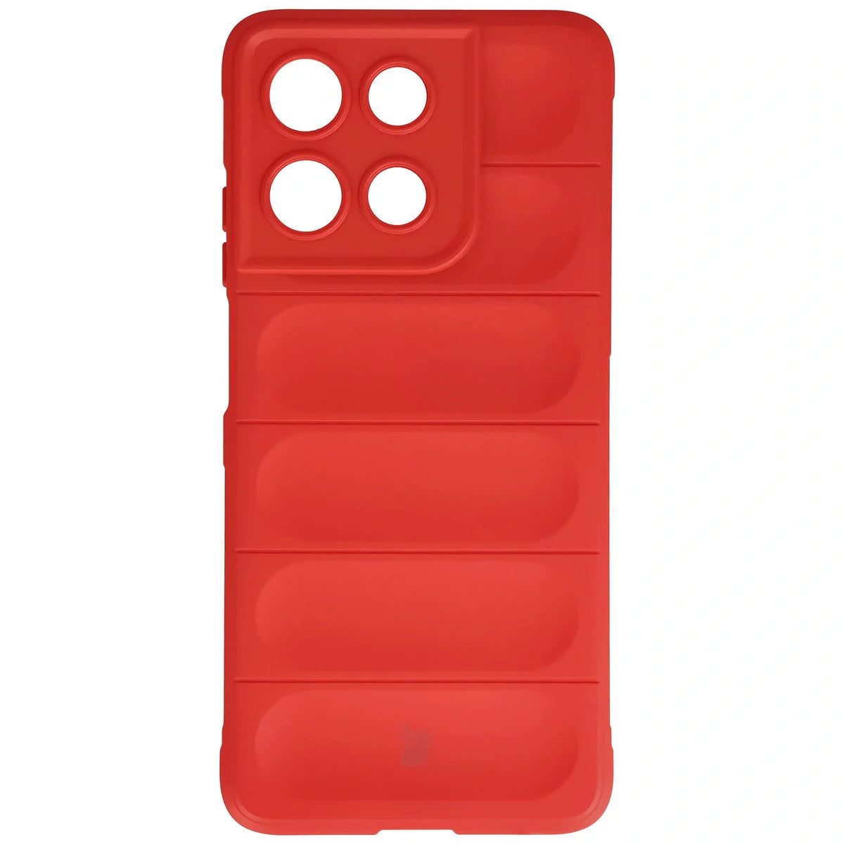 Robuste Handyhülle für Motorola Moto G56 5G, Bizon Case Tur, Rot