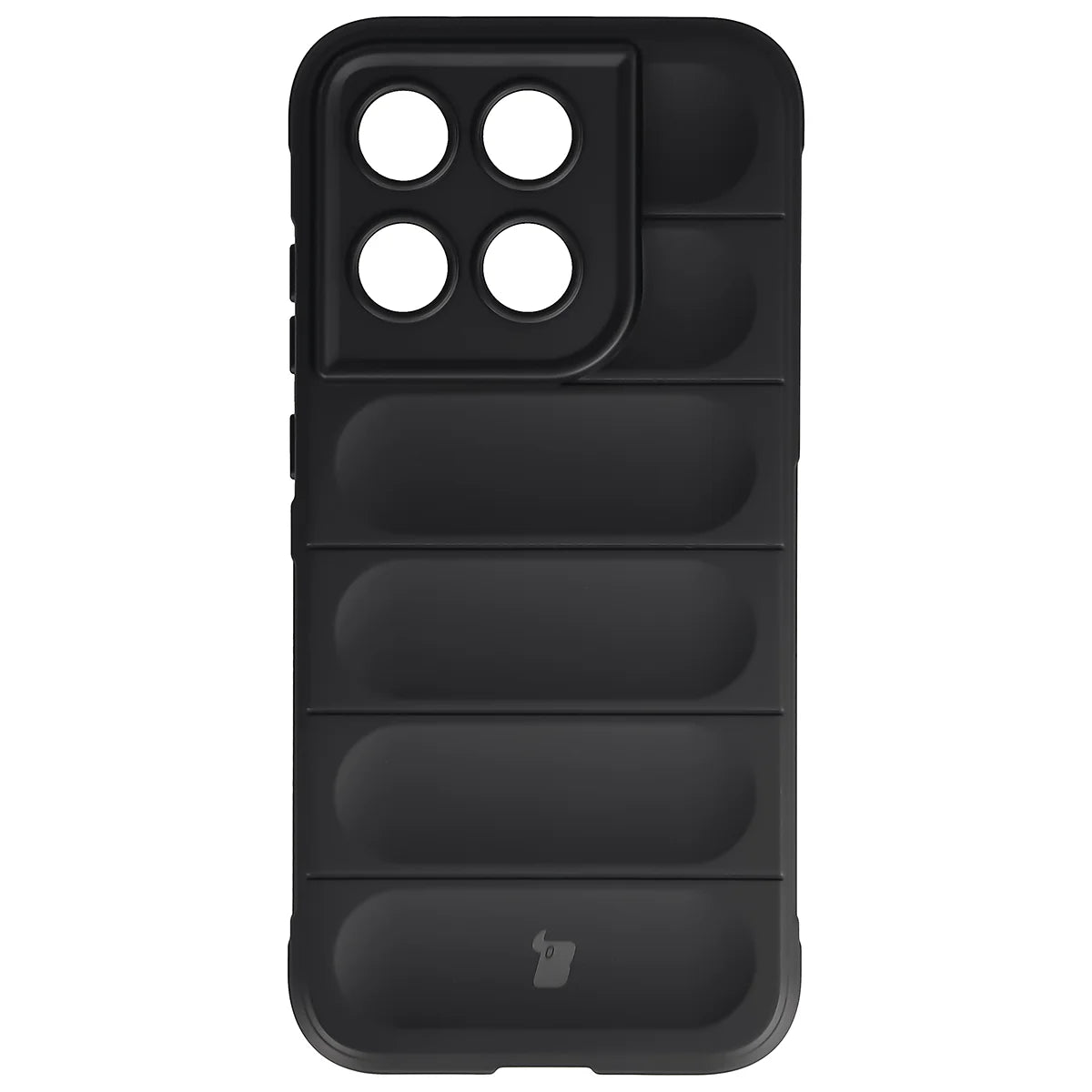 Robuste Handyhülle für Motorola Moto G67 5G / G77 5G, Bizon Case Tur, Schwarz