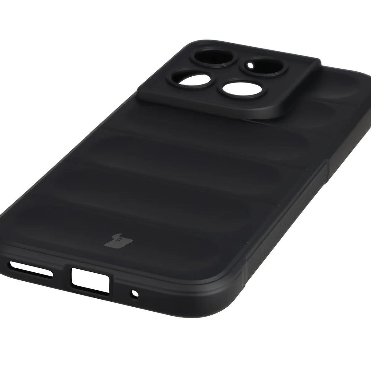 Robuste Handyhülle für Motorola Moto G67 5G / G77 5G, Bizon Case Tur, Schwarz